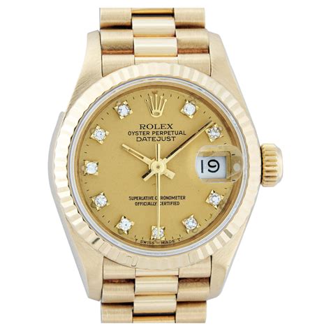 rolex 18 karat gold